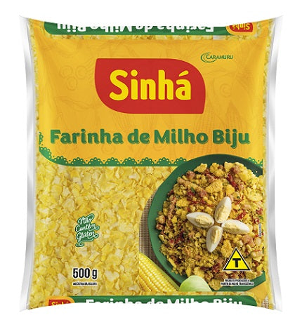 Sinhá Farinha de Milho Biju 500g – Kiosk Brazil